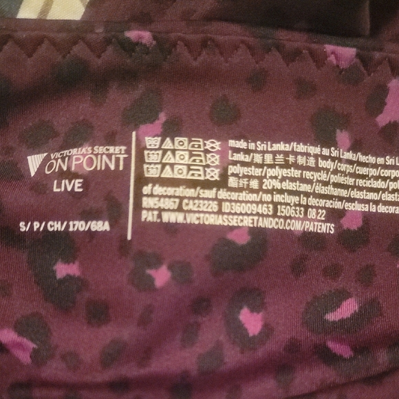 Victoria's Secret Plum Leggings - Picture 3 of 5